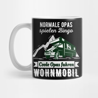 Wohnmobil Opa Camping Rentner Camper Fun Mug